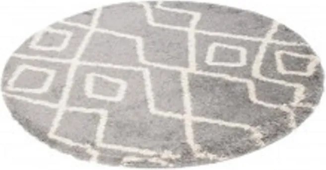 TA Koberec L229C TMAVOSIVÉ/BÉŽOVÉ BOHO KOLESO