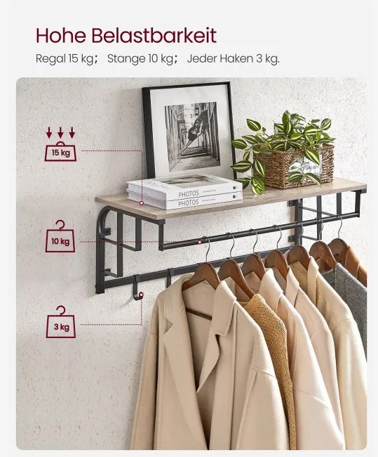 Nástenná polica LCR102B02