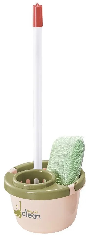 Hračkárska upratovacia súprava s tyčovým vysávačom