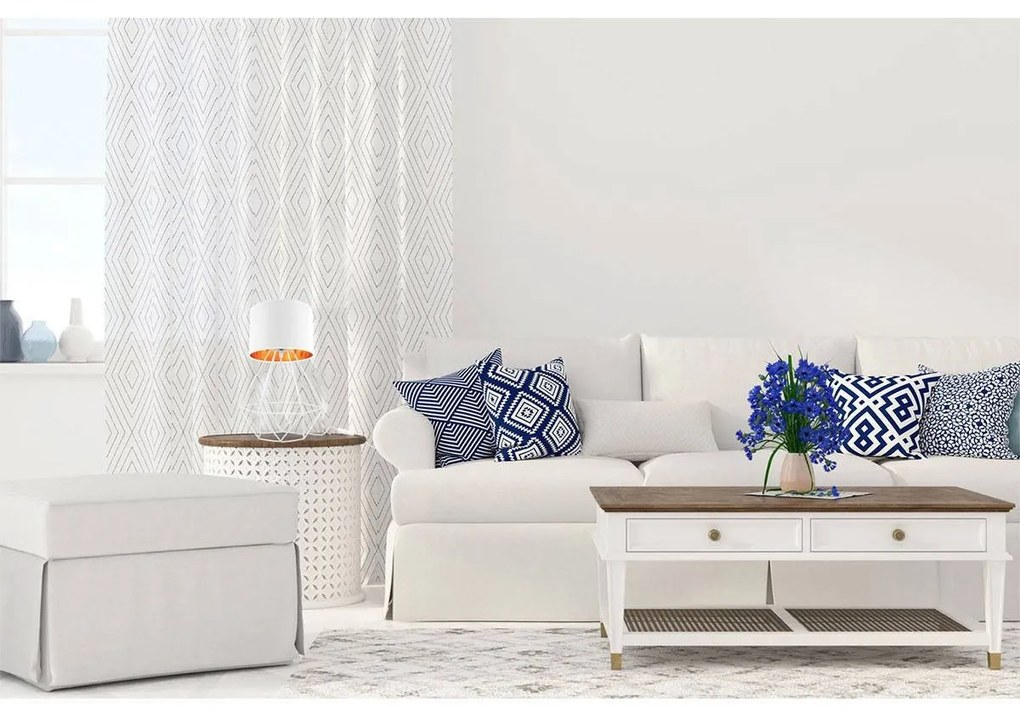 Stolná lampa Shade, 1x textilné tienidlo (výber zo 4 farieb), (výber z 3 farieb konštrukcie), g