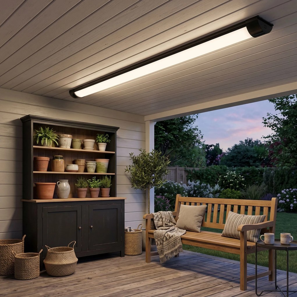 Toolight Toolight, JNH056-42N, lineárne LED svietidlo 150 cm, 42 W, 4000 K, čierna, OSW-56252