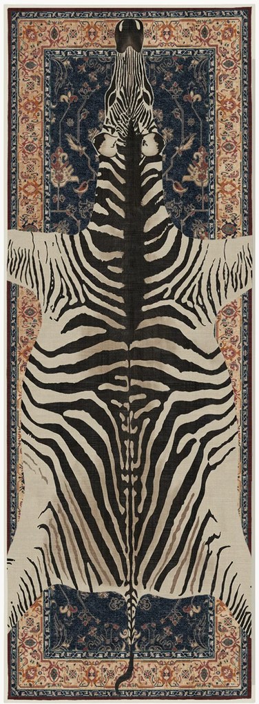Umývateľný behúň s nízkym vlasom Safari by Iris Apfel