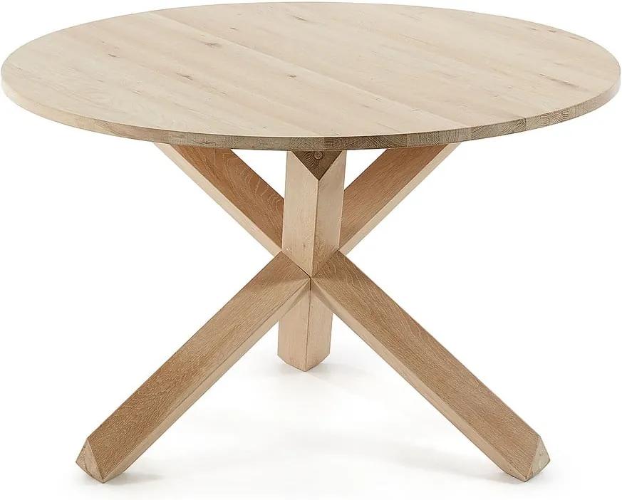 Stôl z dubového dreva La Forma Nori, ⌀ 120 cm