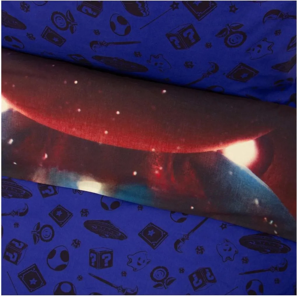 3D Bavlnené obliečky MARIO GALAXY farebné, 100% bavlna Rozmer obliečky: 70 x 80 cm | 140 x 200 cm