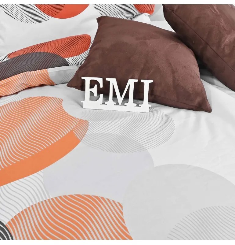 Obliečky Štokholm biele EMI, Predĺžený set jednolôžko obsahuje 1x 140x220 + 1x 70x90