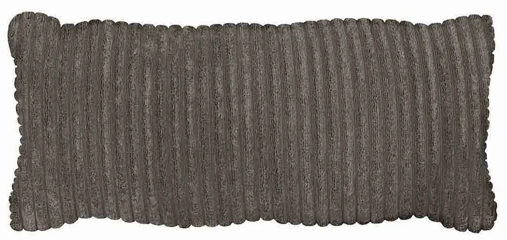 WOOOD Vankúš Bean šedá 30 × 70 cm