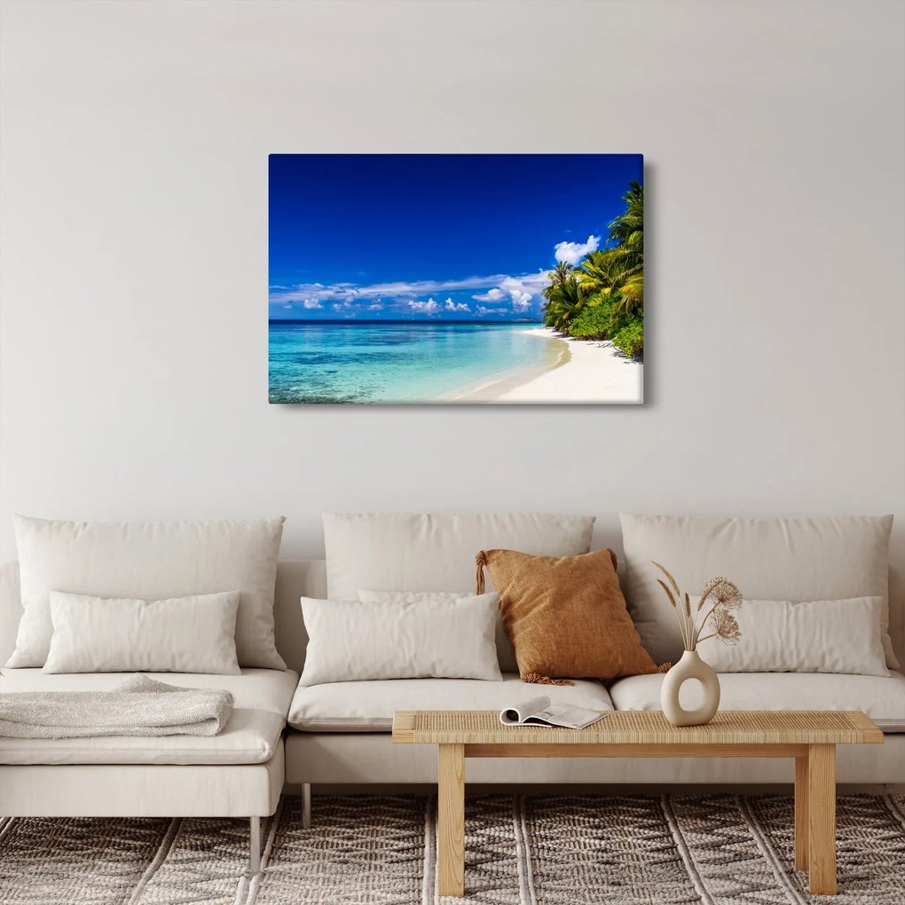 Obraz tropickej pláže (90x60 cm)