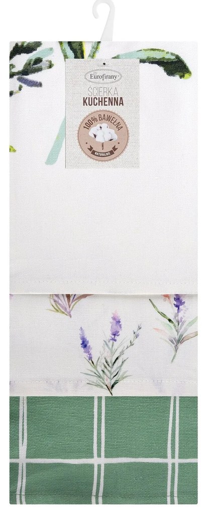 KUCHYNSKÉ UTIERKY LAVENDER SADA 9 KS 50X75 CM VZOROVANÉ