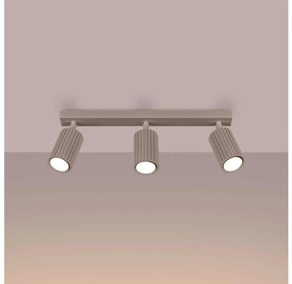 Brilagi - Bodové svietidlo CRESTO 3xGU10/10W/230V taupe