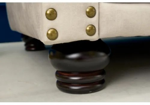 Sedacia súprava 42310 Chesterfield 3-sedenie Zamat Champagner  - Komfort-nábytok
