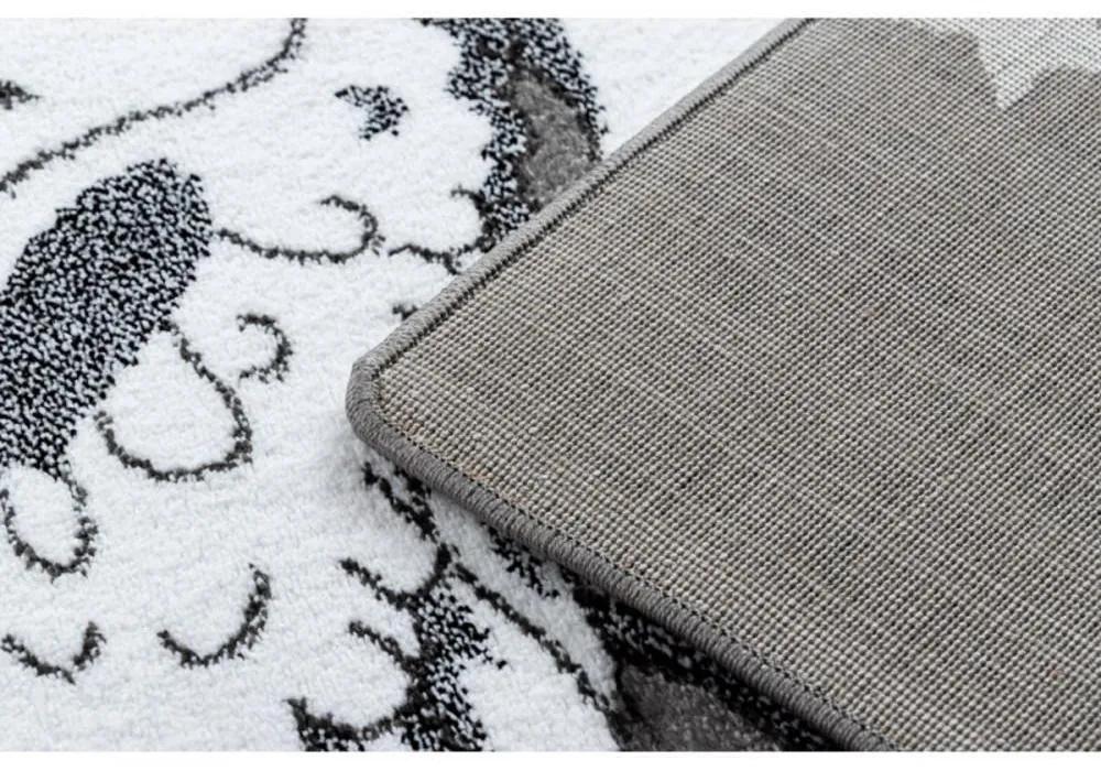 Detský kusový koberec Pony sivý 160x220cm