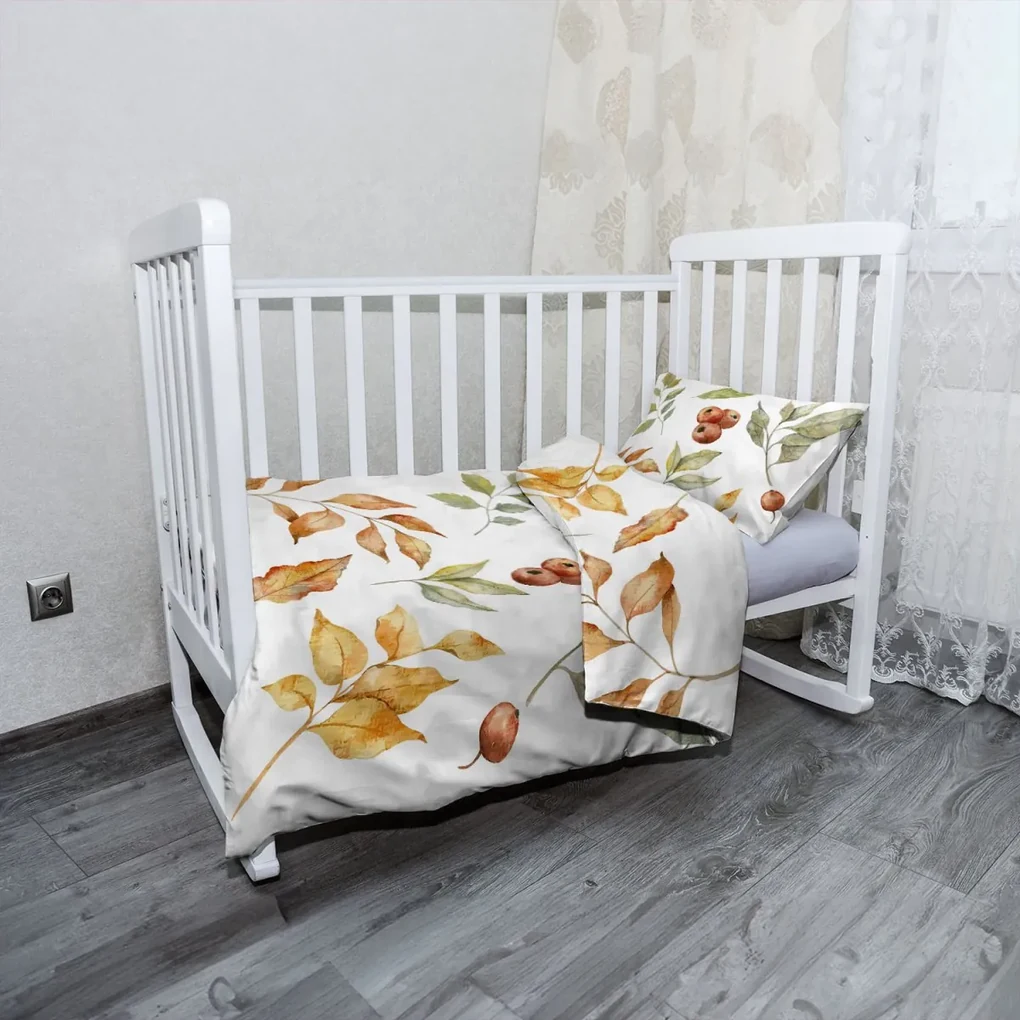 Sablio Mikroplyšové detské obliečky do postieľky Farby jesene - 120x90 / 40x60
