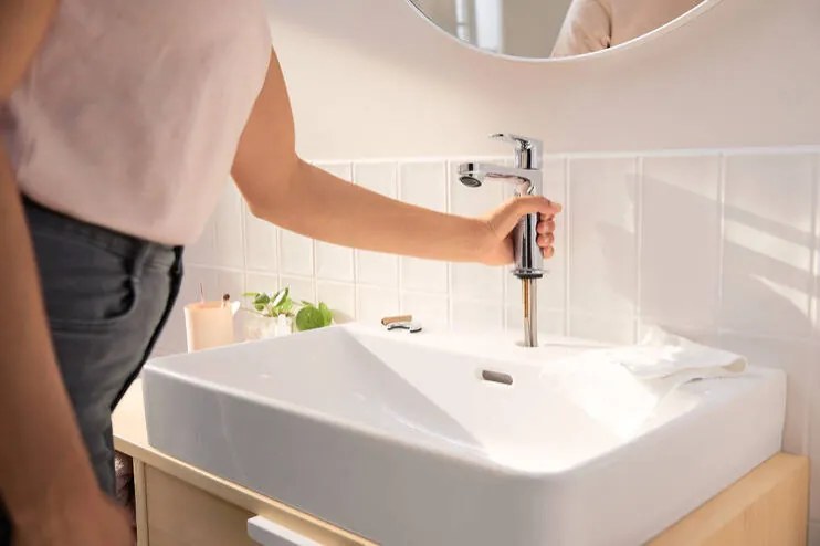 Hansgrohe Rebris S, umývadlová batéria 110 bez odtokovej súpravy, CoolStart, chrómová, HAN-72520000