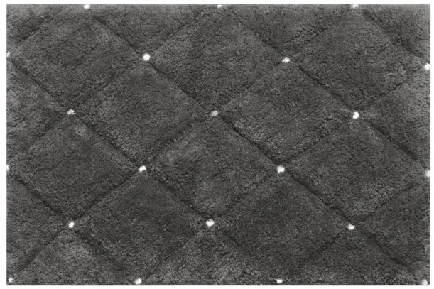 Kúpeľňový koberček CHIC 2 oceľový