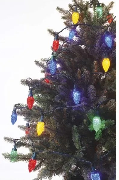 LED Vianočná vonkajšia reťaz 50xLED/8 módov 14,8m IP44 multicolor