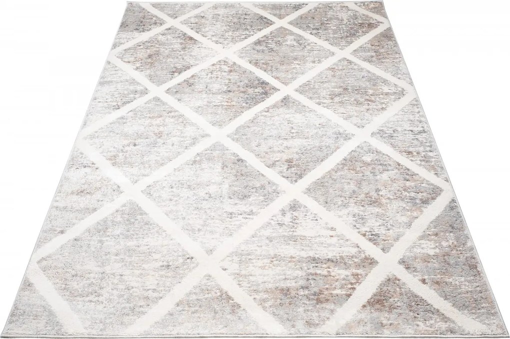 TA Koberec G873D L_GRAY D_VIZON VALLEY Rozmer: 200x300 cm