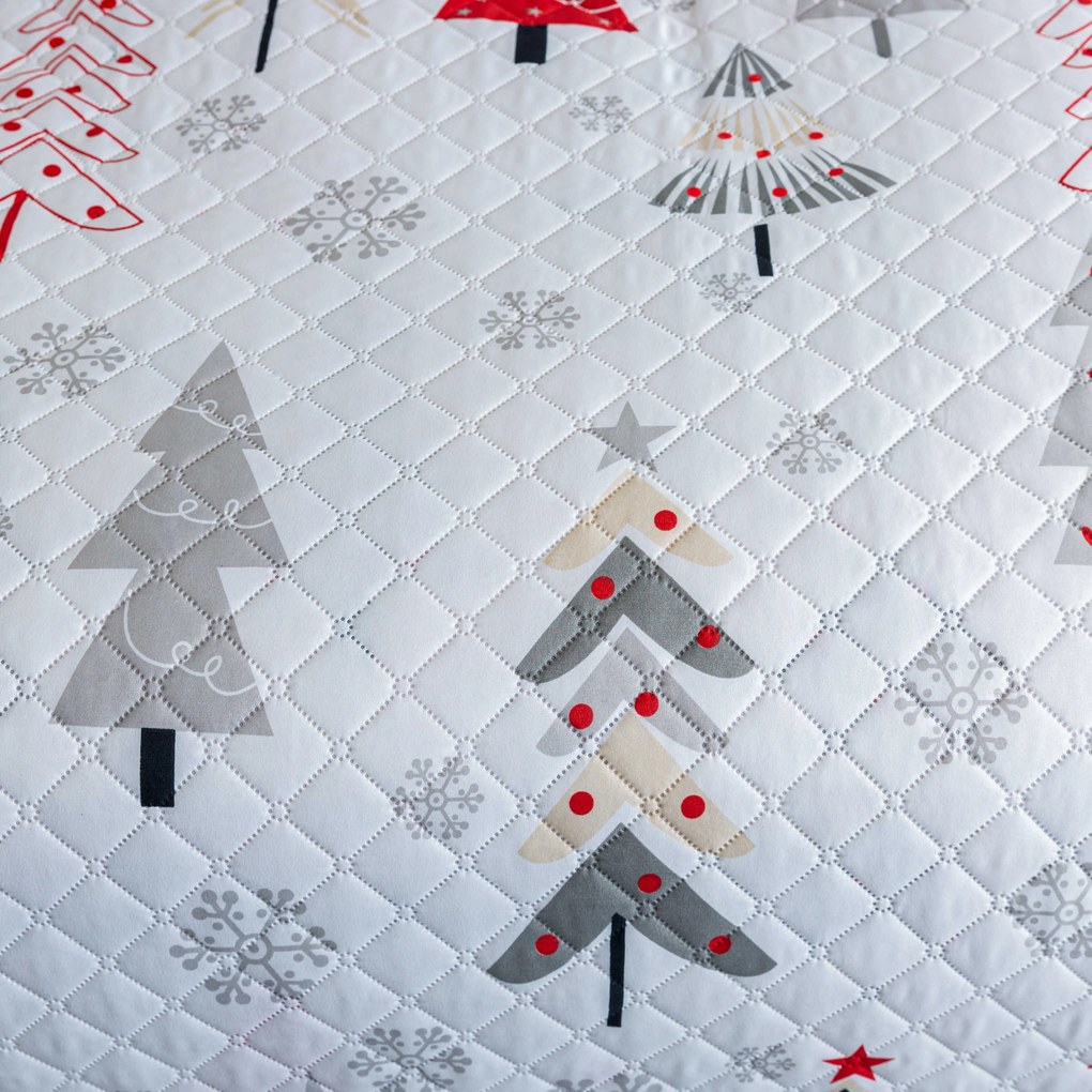 Prehoz na posteľ JINGLE, biely Rozmer: 170 x 210 cm