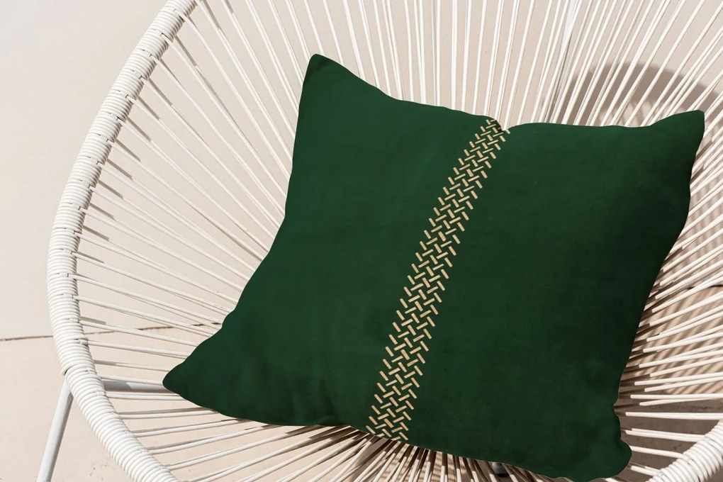 Obliečka na vankúš LUXOT BC04 45x45 cm zelená