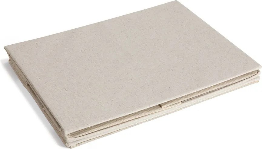 Béžový látkový úložný box s vekom 31x41x22 cm Soft Storage Medium – Bigso