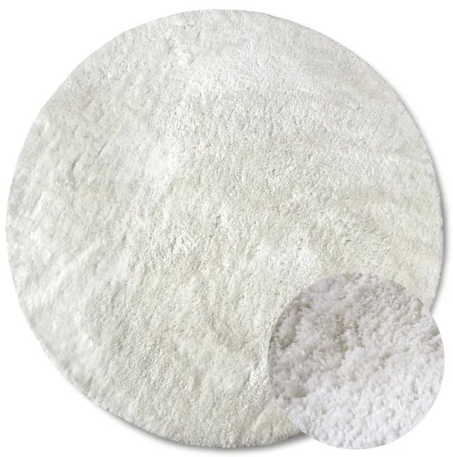 Koberec Hanse Home Myk Olaf ivory / biely kruh