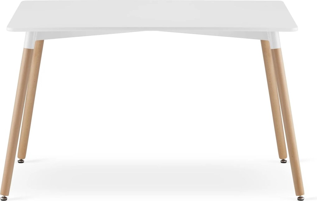 AKCIA Biely jedálenský stôl ADRIA 120x80 cm II. akosť