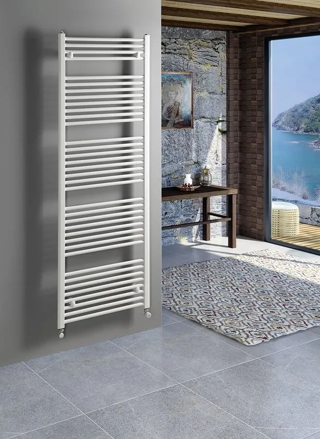 Aqualine Aqualine, ORBIT vykurovacie teleso s bočným pripojením 600x1850 mm, 1148 W, biela, ILO86T