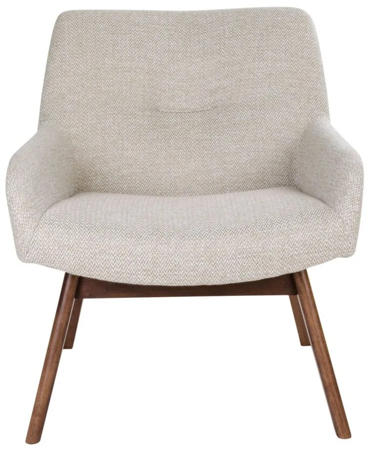 Pieskovohnedé kreslo z orechového dreva House Nordic London