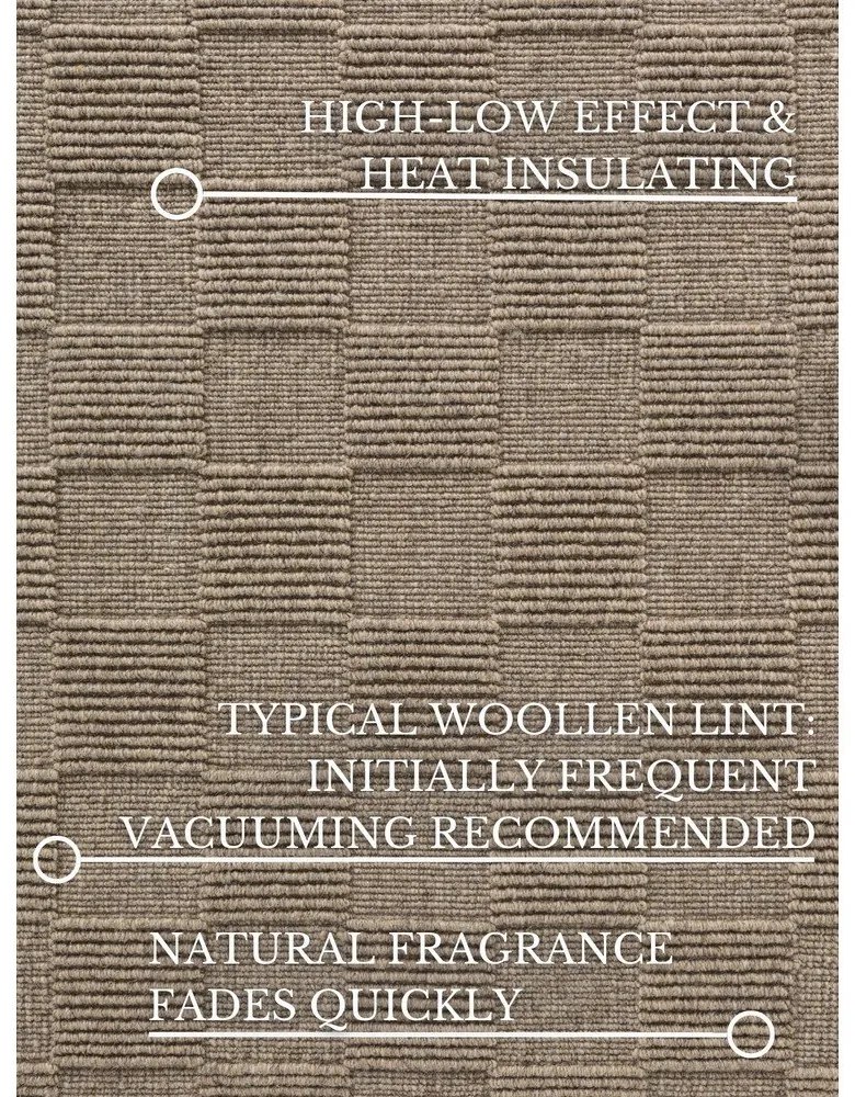 Béžový ručne tkaný vlnený koberec 120x170 cm Scala – Villeroy&Boch