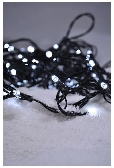 Solight 1V05-W-LED Vonkajšia svetelná reťaz 500 LED, 8 režimov, IP44, 55 m, studená biela