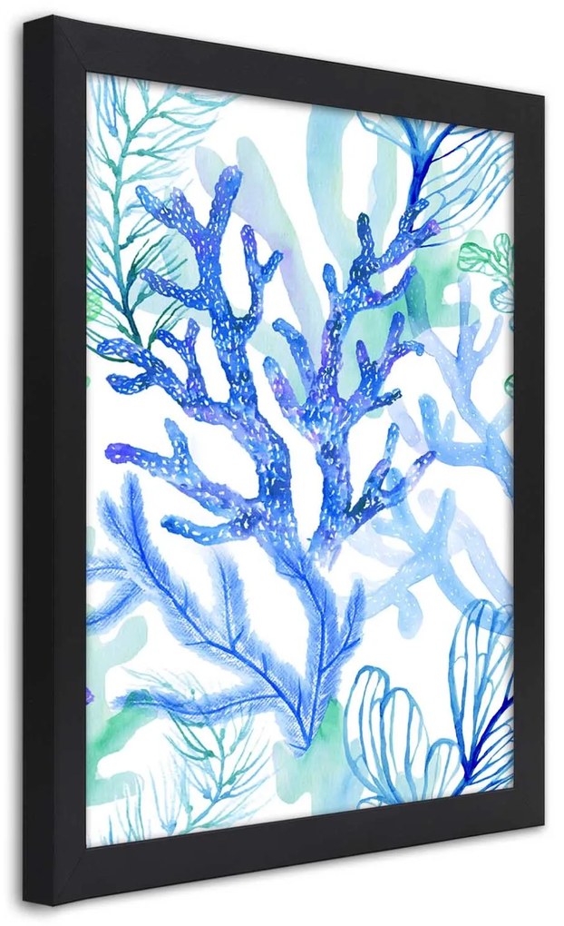 Gario Plagát Morské rastliny a koraly Farba rámu: Bez rámu, Rozmery: 20 x 30 cm