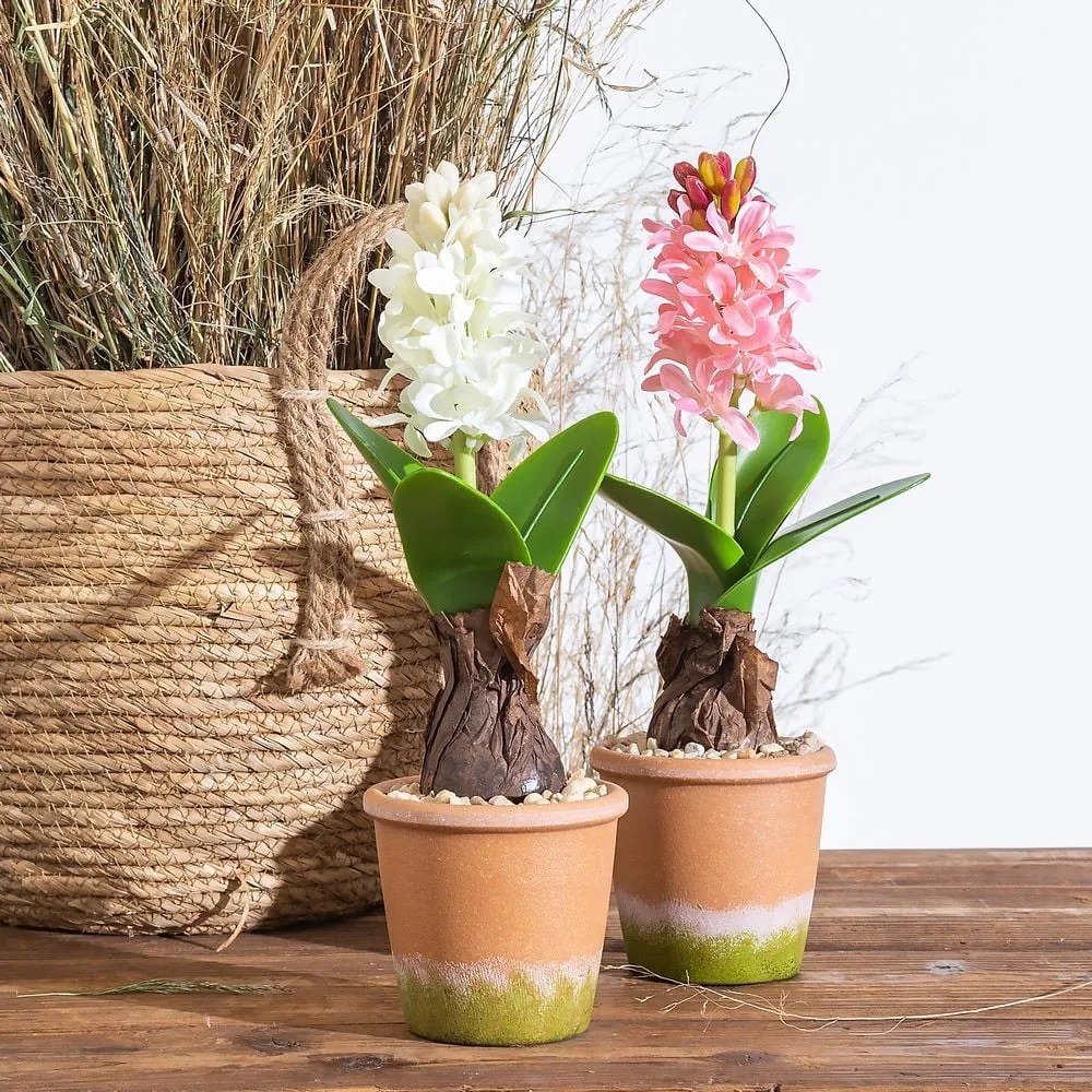 Umelá rastlina (výška 29 cm) Hyacinth – Ixia