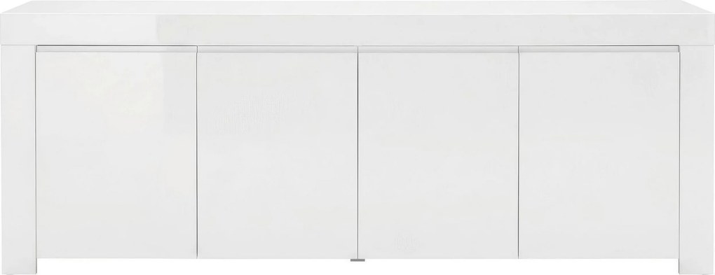 XXXLutz ŠIROKÁ KOMODA, biela s vysokým leskom, 210/84/50 cm MID.YOU - Online Only drobný nábytok - 001844006401