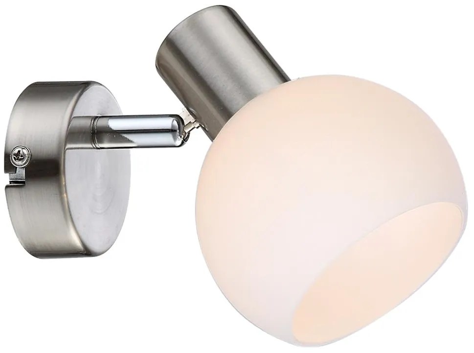 Candellux MAURO Nástenné svietidlo 1X4W E14 LED RGB Satin Nickel With remote control 91-61584