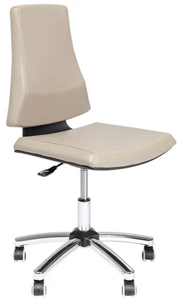 Marla kancelárska stolička béžová/strieborná
