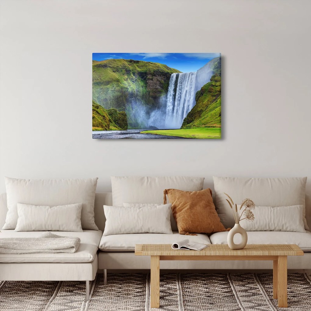 Obraz - Vodopád Seljalandsfoss (90x60 cm)