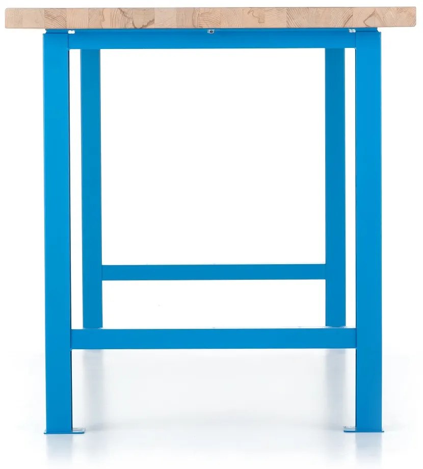 Dielenský stôl Basic 120 x 80 cm, modrá