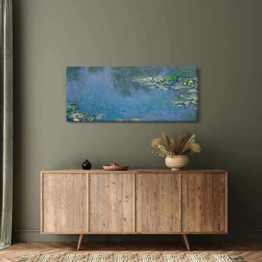 Obraz - Claude Monet, Water Lilies, reprodukcia (120x50 cm)