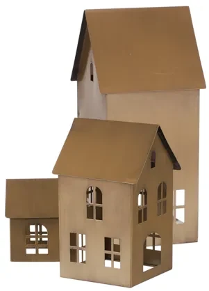 Domčeky kovové sada 3 kusov