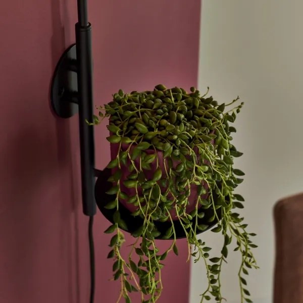 Endon 92726 - Nástenné svietidlo HALO 1xG9/3W/230V čierne