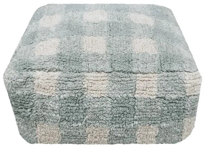 Svetlomodrý detský puf Vichy Blue Sage – Lorena Canals