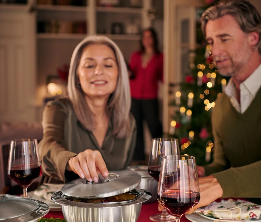 Servírovacie termomisky s uzáverom z ušľachtilej ocele, 3 ks