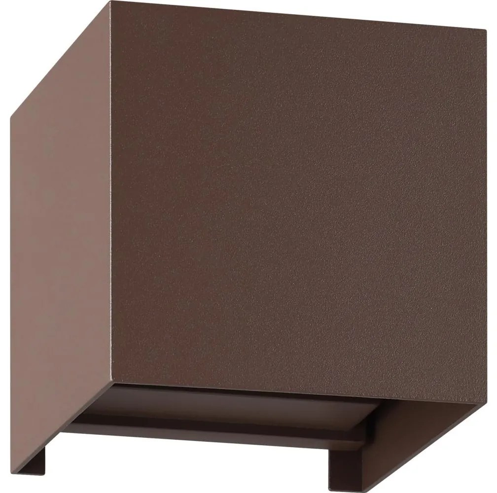 Eglo 901066 - LED Vonkajšie nástenné svietidlo CALPINO 2xLED/2,8W/230V IP54 hnedá