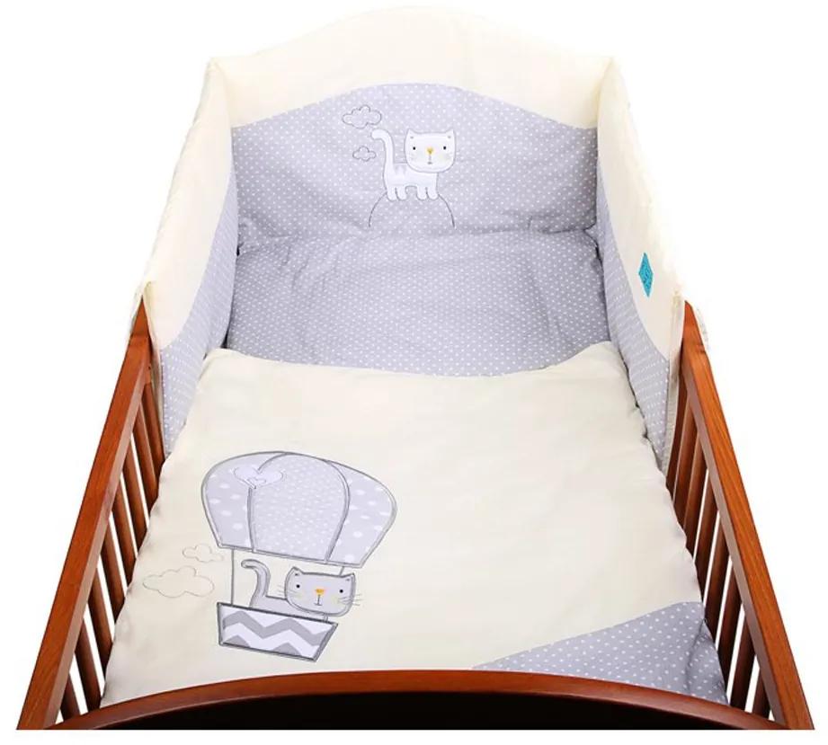 6-dielne posteľné obliečky Belisima Balón 100x135 bežové