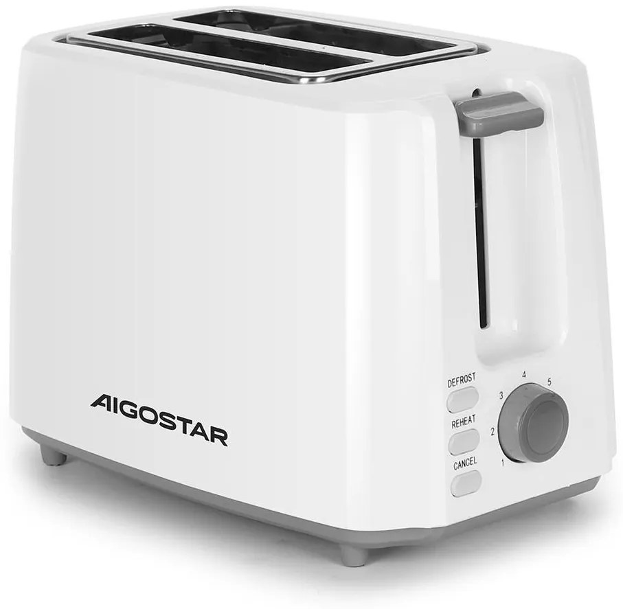 Aigostar B.V. Aigostar - Hriankovač s dvomi otvormi 750W/230V biela AI1523