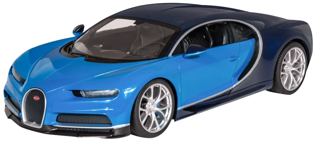 Bugatti Chiron modrý model RASTAR 1:14 Diaľkovo ovládané auto + LED svetlá + diaľkové ovládanie 2,4 GHz