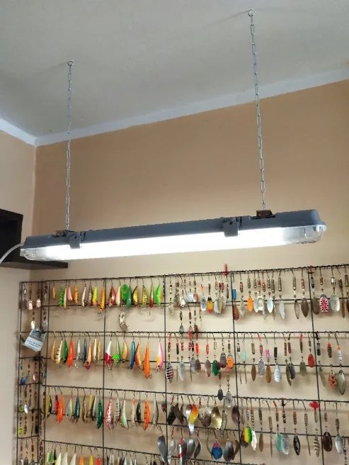 10x Hermetické svietidlo 120 cm - lampa + trubice 20x LED do garáže