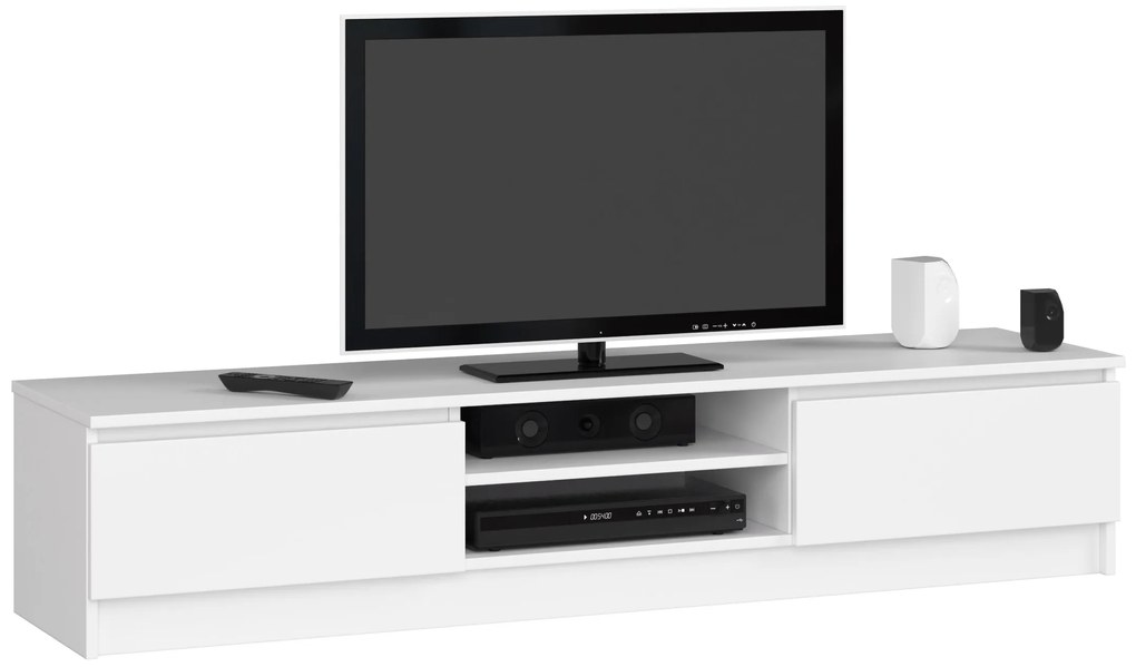 TV stolík Katalina (biela). Akcia -22%. Vlastná spoľahlivá doprava až k Vám domov. 1069079