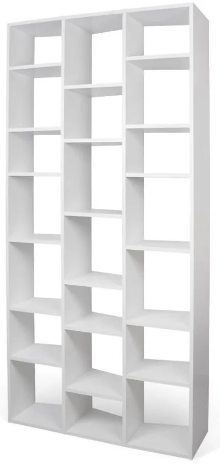 Biela knižnica 108x224 cm Valsa – TemaHome
