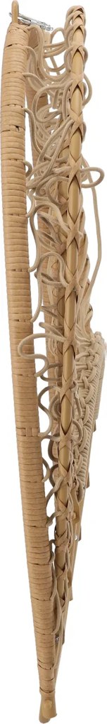 CH ERIS BROWN SKLADACIA ZÁVESNÁ STOLIČKA, VANKÚŠ – ŠEDÁ, RÁM – ČIERNY