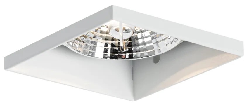 Sada 6 vstavaných bodových svetiel bielych GU10 70 mm bez rámu - Oneon